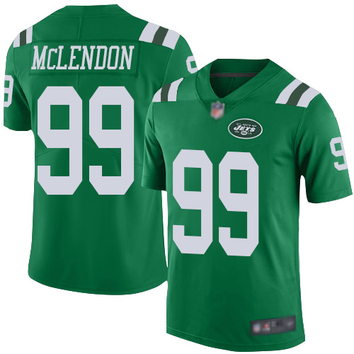 New York Jets Limited Green Youth Steve McLendon Jersey NFL Football #99 Rush Vapor Untouchable